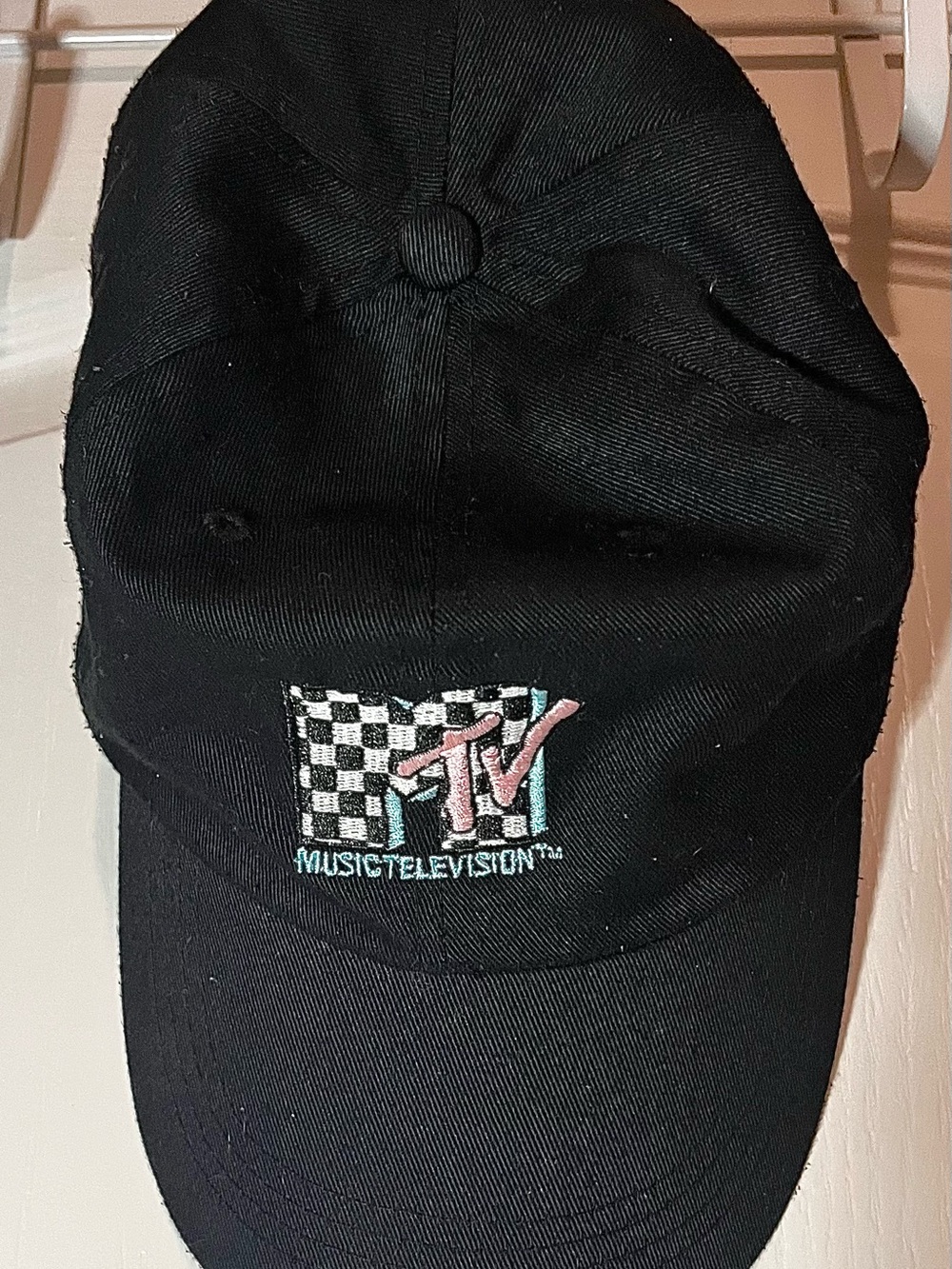 MTV Music Television black baseball hat